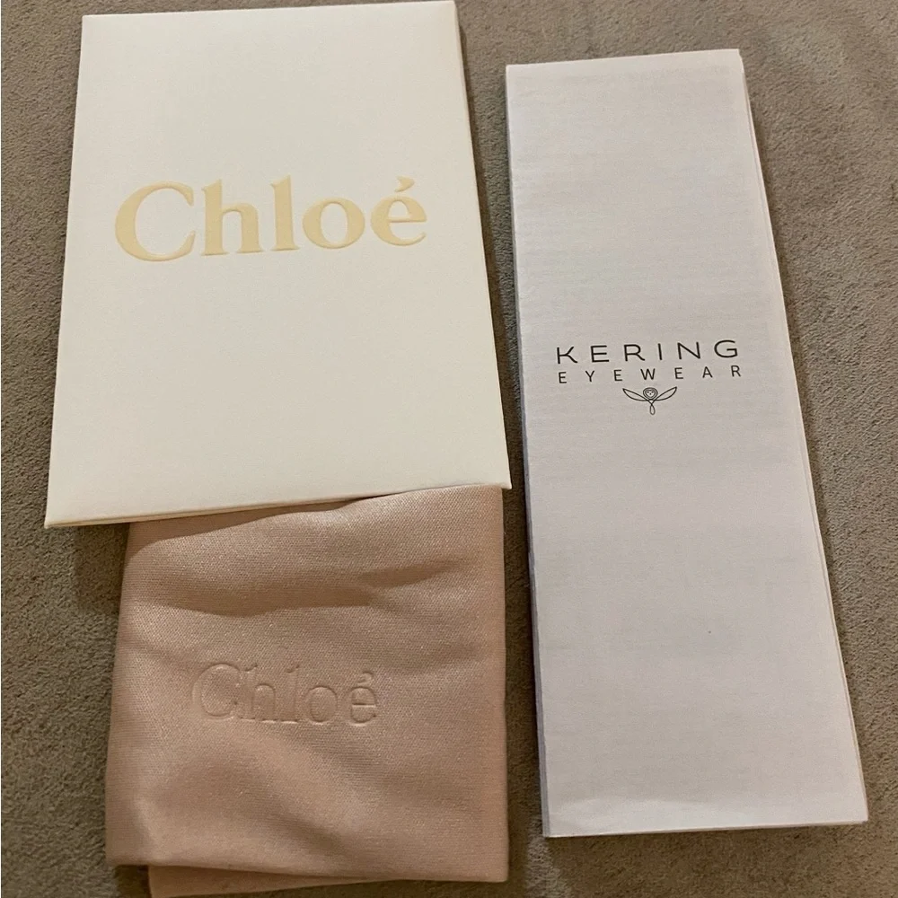 Cream CHLOE Cat-Eye Sunglasses